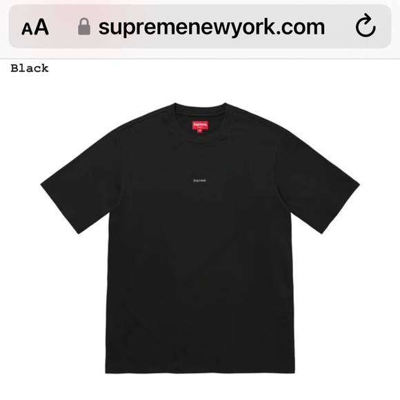 Black supreme typewriter tee - Picture 3 of 4